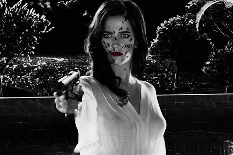 Stunning Eva Green in sensual naked scene from Sin City.